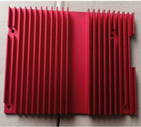 Customized Carmine Anodizing Extrusion Heat Sink Black For Electronic Device