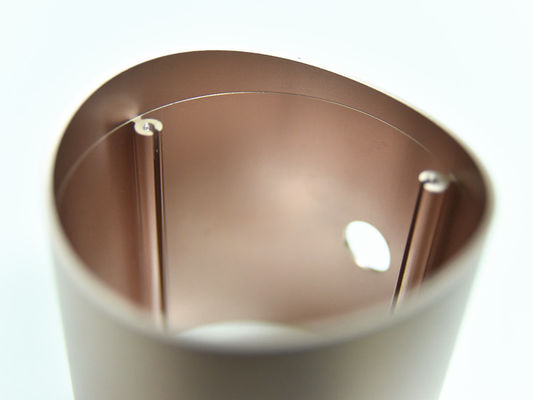 Rose Gold 6061 Aluminum Alloy Precision Turned Parts