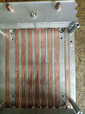 Anodized Copper Aluminum Fin Copper Tubes Copper pipe Heat Sink 80W-200W