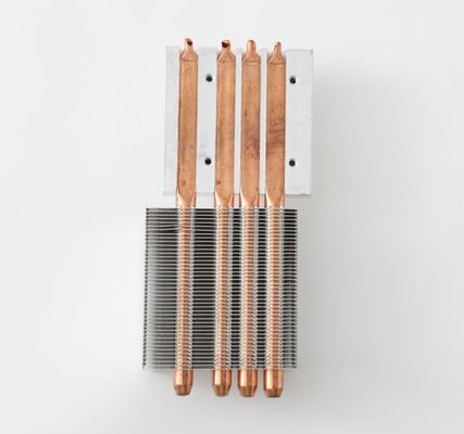 Anodized Copper Aluminum Fin Copper Tubes Copper pipe Heat Sink 80W-200W