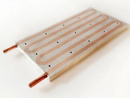 Buried-Tube Liquid Water Cold Plate Aluminum Liquid Heatsink